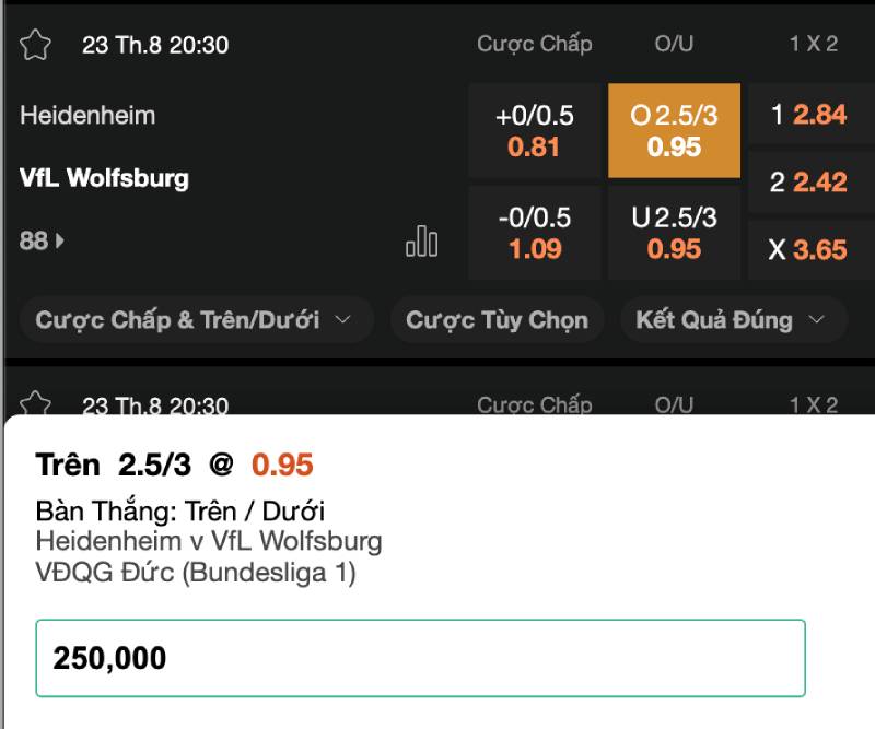 Ưu tiên các trận “nổ tài” – Không ngại biến động odds